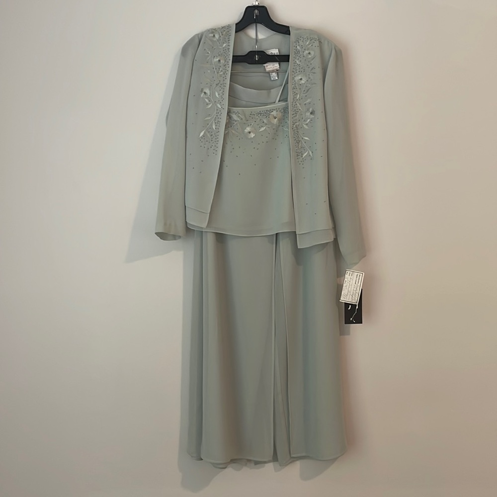 Joseph Ribkoff Mint Pant Overlay Formal